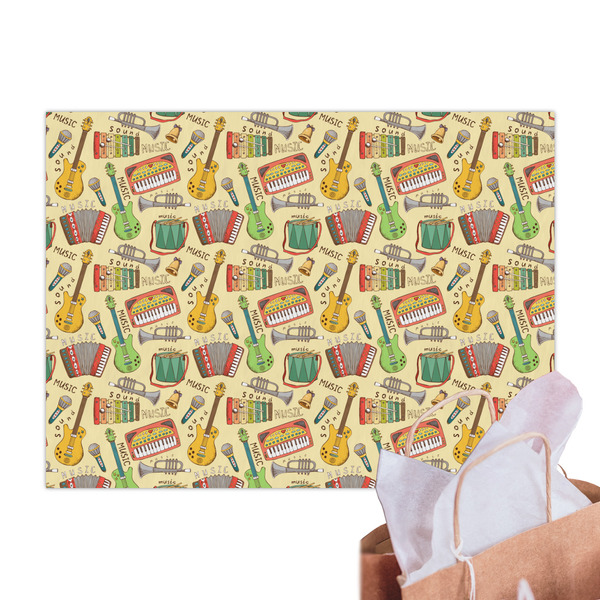 Vintage Musical Instruments Tissue Paper Sheets - Main