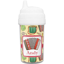 Vintage Musical Instruments Toddler Sippy Cup (Personalized)
