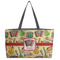 Vintage Musical Instruments Beach Totes Bag - w/ Black Handles (Personalized)