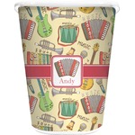 Vintage Musical Instruments Waste Basket (Personalized)