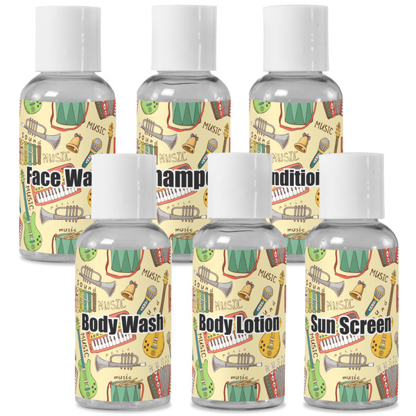 Custom Vintage Musical Instruments Travel Bottles (Personalized)