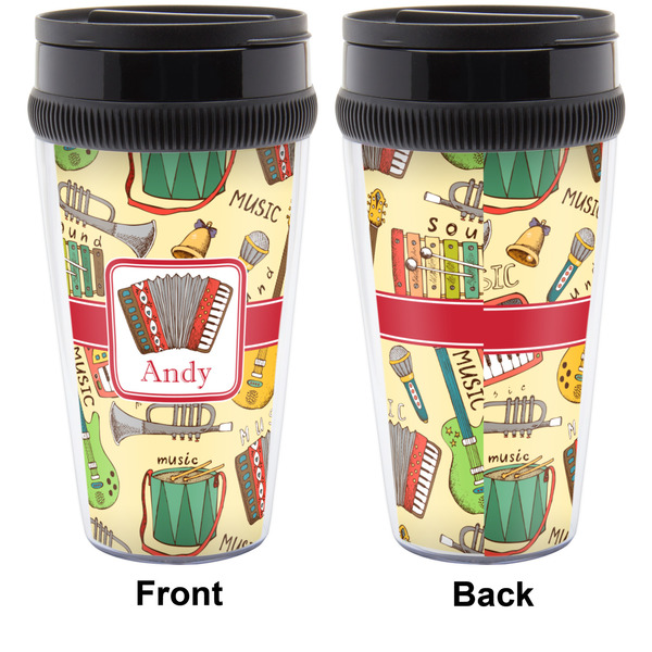 Vintage Musical Instruments Travel Mug Approval (Personalized)
