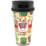 Vintage Musical Instruments Acrylic Travel Mug without Handle (Personalized)