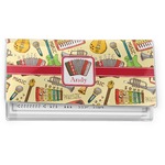 Vintage Musical Instruments Vinyl Checkbook Cover (Personalized)