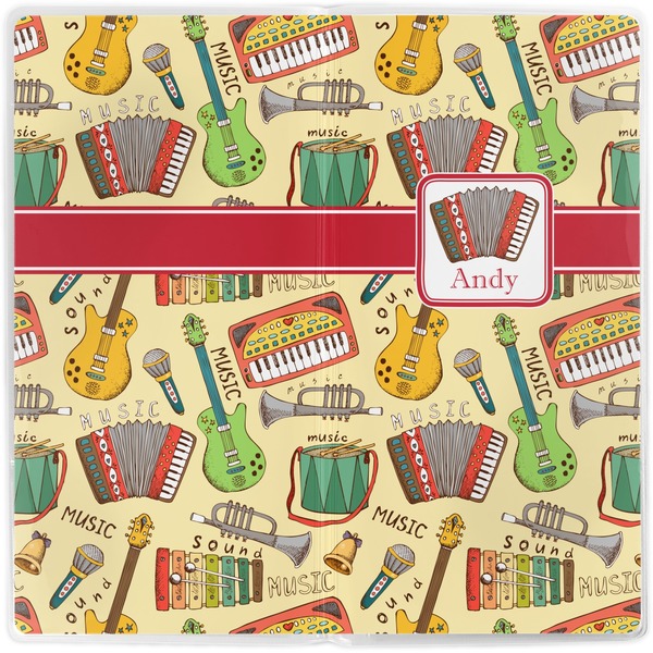 Vintage Musical Instruments Vinyl Document Wallet - Apvl