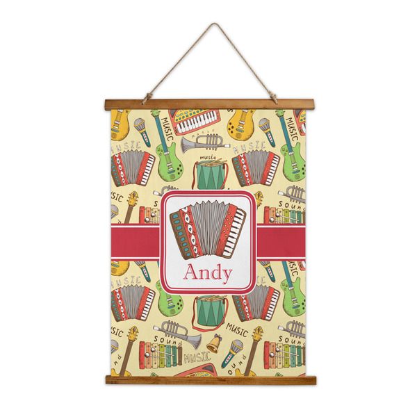 Custom Vintage Musical Instruments Wall Hanging Tapestry (Personalized)