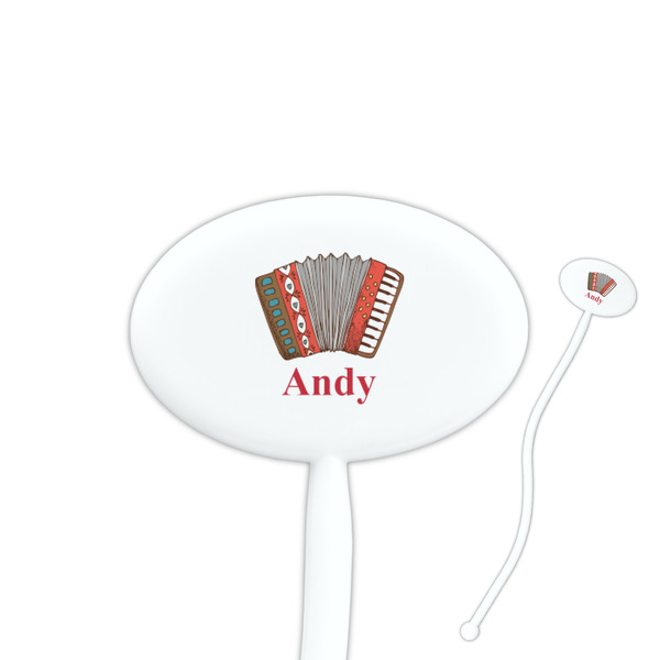 Custom Vintage Musical Instruments Oval Plastic Stir Sticks (Personalized)