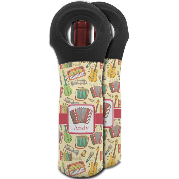 Vintage Musical Instruments Wine Tote Bag - MAIN