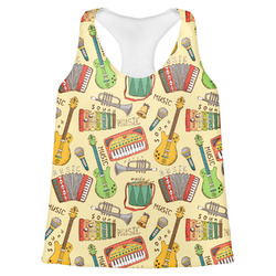 Vintage Musical Instruments Womens Racerback Tank Top (Personalized)