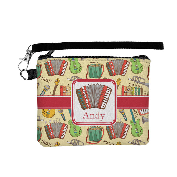Custom Vintage Musical Instruments Wristlet ID Case w/ Name or Text