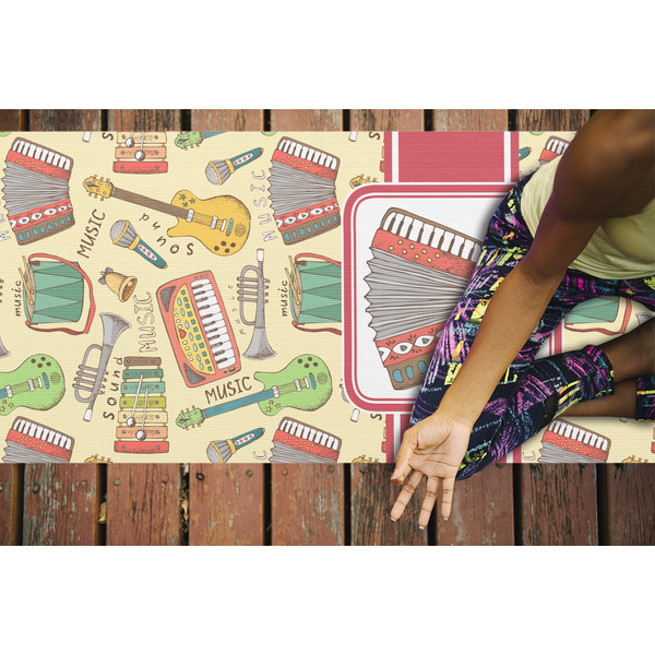 Vintage Musical Instruments Yoga Mats - LIFESTYLE