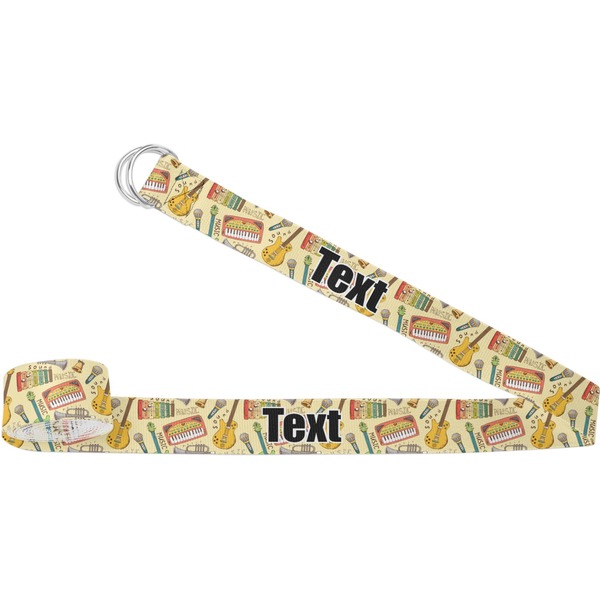 Custom Vintage Musical Instruments Yoga Strap (Personalized)