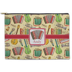 Vintage Musical Instruments Zipper Pouch (Personalized)