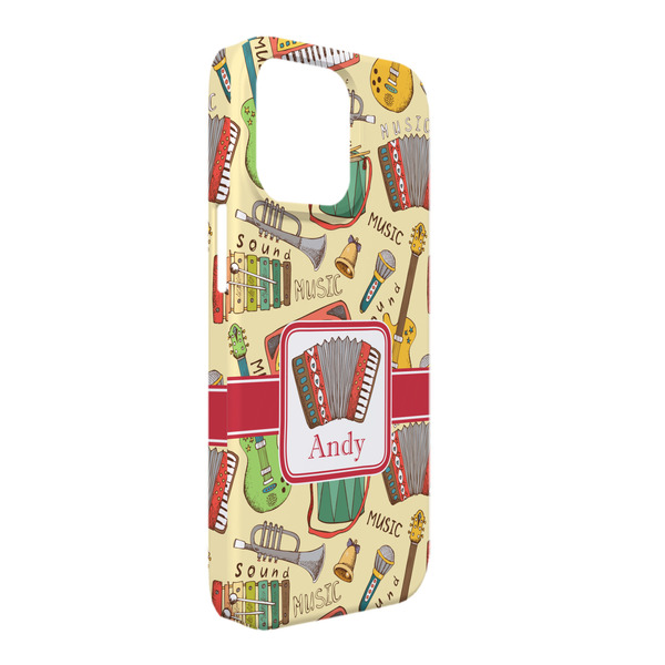 Custom Vintage Musical Instruments iPhone Case - Plastic - iPhone 13 Pro Max (Personalized)