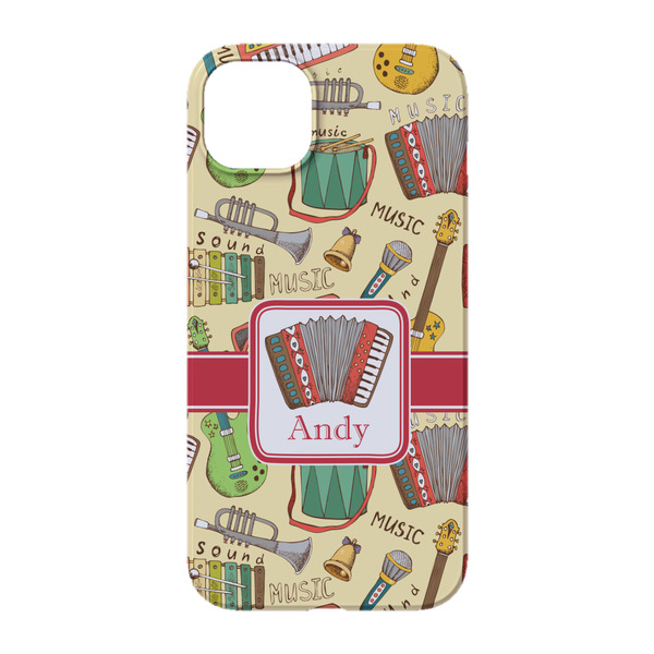 Vintage Musical Instruments iPhone 14 Case - Back