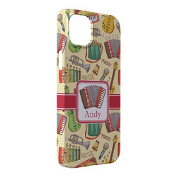 Vintage Musical Instruments iPhone Case - Plastic - iPhone 14 Plus (Personalized)