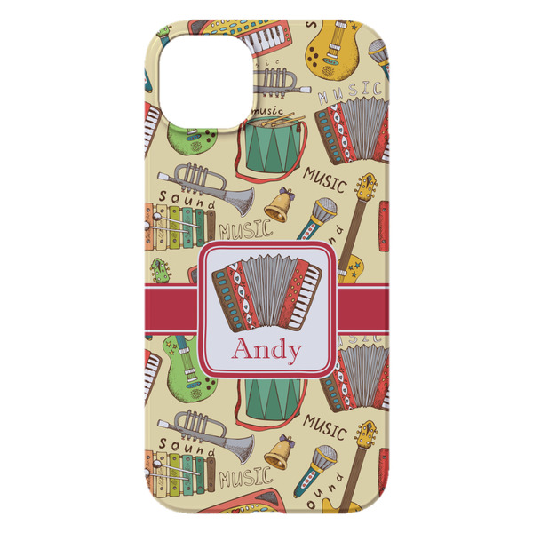 Vintage Musical Instruments iPhone 14 Plus Case - Back