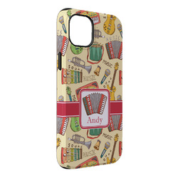Vintage Musical Instruments iPhone Case - Rubber Lined - iPhone 14 Pro Max (Personalized)