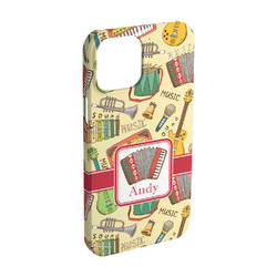 Vintage Musical Instruments iPhone Case - Plastic - iPhone 15 Pro (Personalized)