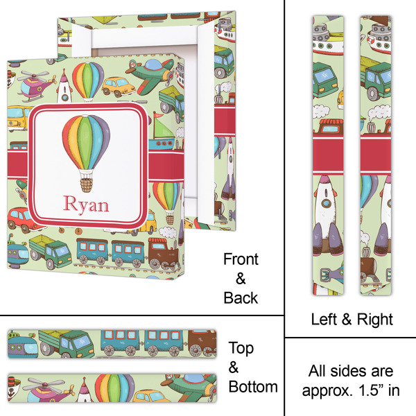 Vintage Transportation 11x14 - Canvas Print - Approval