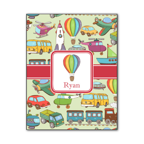 Custom Vintage Transportation Wood Print - 11x14 (Personalized)