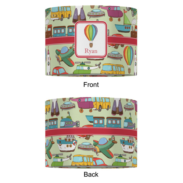 Vintage Transportation 12" Drum Lampshade - APPROVAL (Fabric)