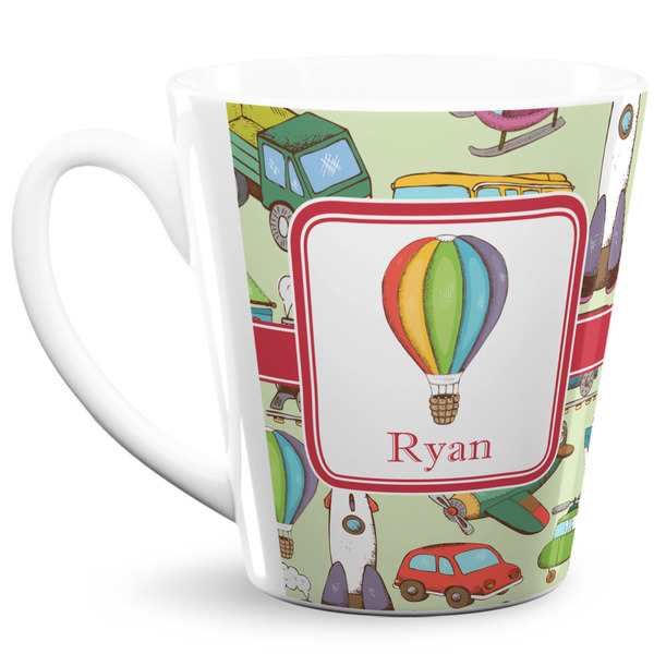Custom Vintage Transportation 12 Oz Latte Mug (Personalized)
