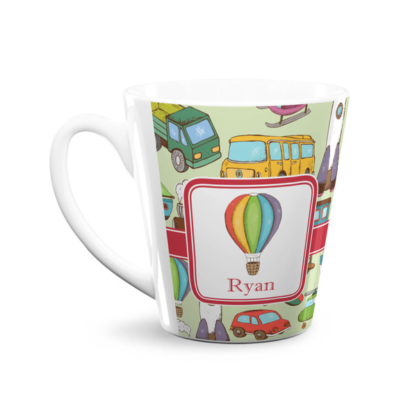 Vintage Transportation 12 Oz Latte Mug - Front