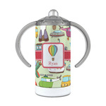 Vintage Transportation 12 oz Stainless Steel Sippy Cup (Personalized)