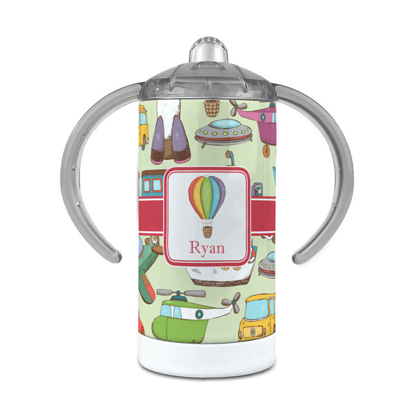 Custom Vintage Transportation 12 oz Stainless Steel Sippy Cup (Personalized)