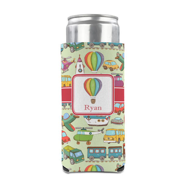 Vintage Transportation 12oz Tall Can Sleeve - FRONT (on can)