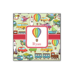 Vintage Transportation Wood Print - 12x12 (Personalized)