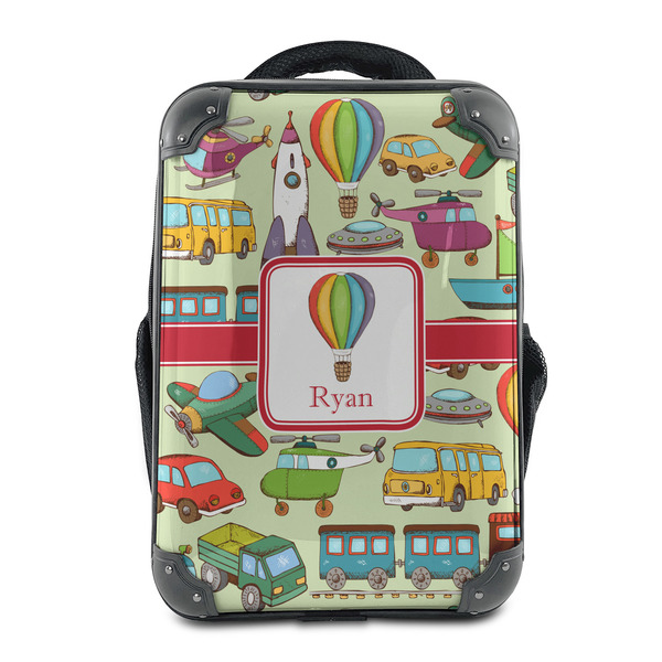 Custom Vintage Transportation 15" Hard Shell Backpack (Personalized)