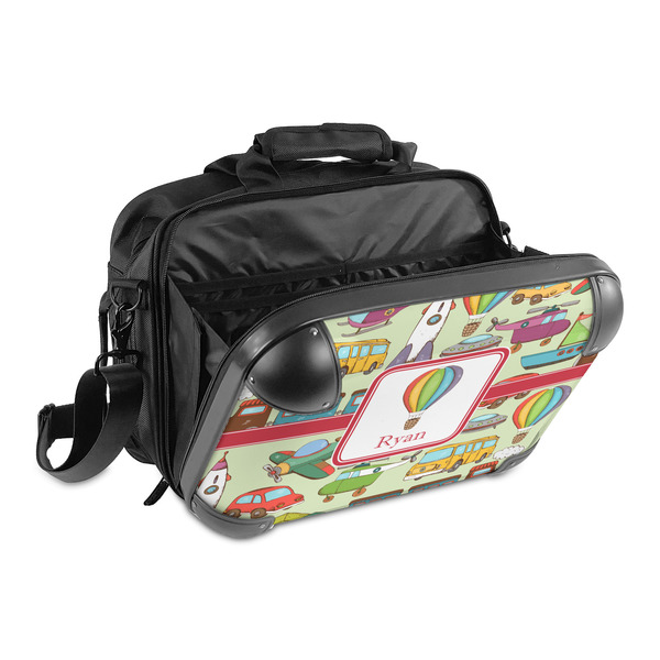 Vintage Transportation 15" Hard Shell Briefcase - Open