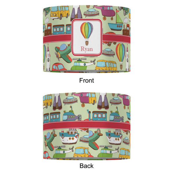 Vintage Transportation 16" Drum Lampshade - APPROVAL (Fabric)