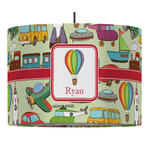 Vintage Transportation Drum Pendant Lamp (Personalized)