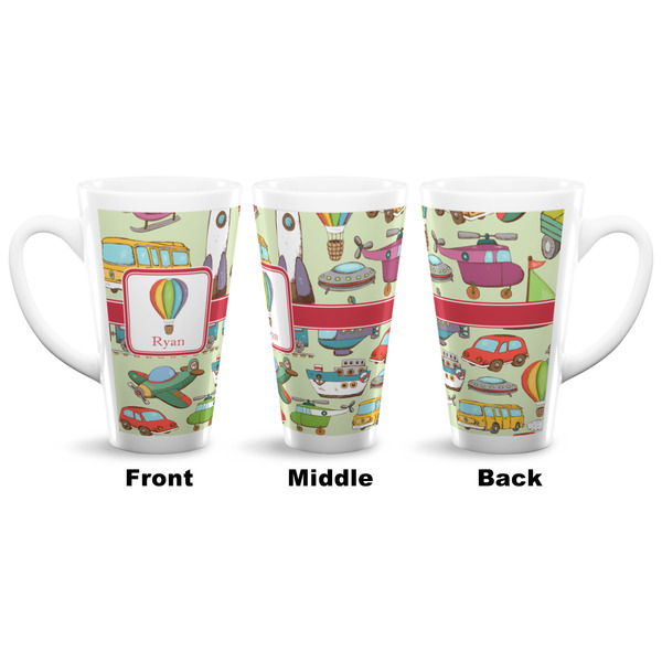 Vintage Transportation 16 Oz Latte Mug - Approval