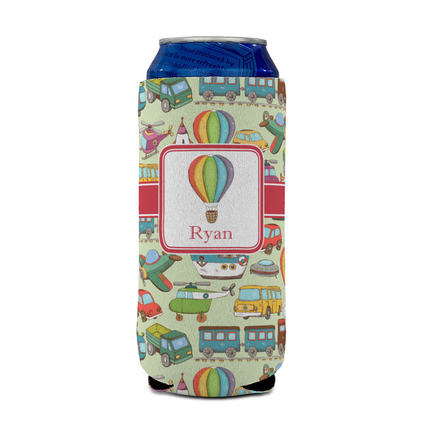 Vintage Transportation 16oz Can Sleeve - FRONT (on can)