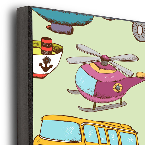 Vintage Transportation 16x20 Wood Print - Closeup