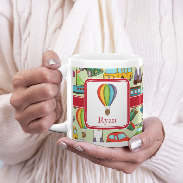 Vintage Transportation 20oz Coffee Mug - LIFESTYLE