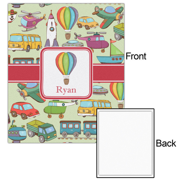 Vintage Transportation 20x24 - Matte Poster - Front & Back