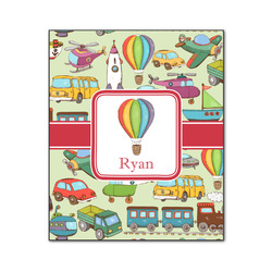 Vintage Transportation Wood Print - 20x24 (Personalized)