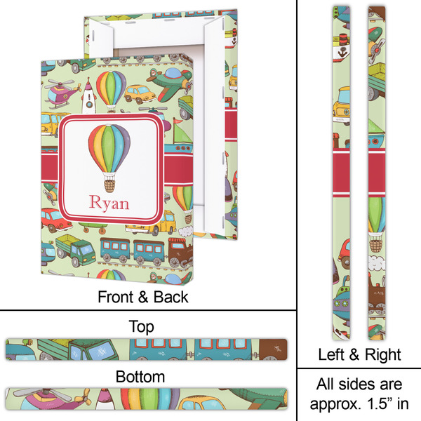 Vintage Transportation 20x30 - Canvas Print - Approval