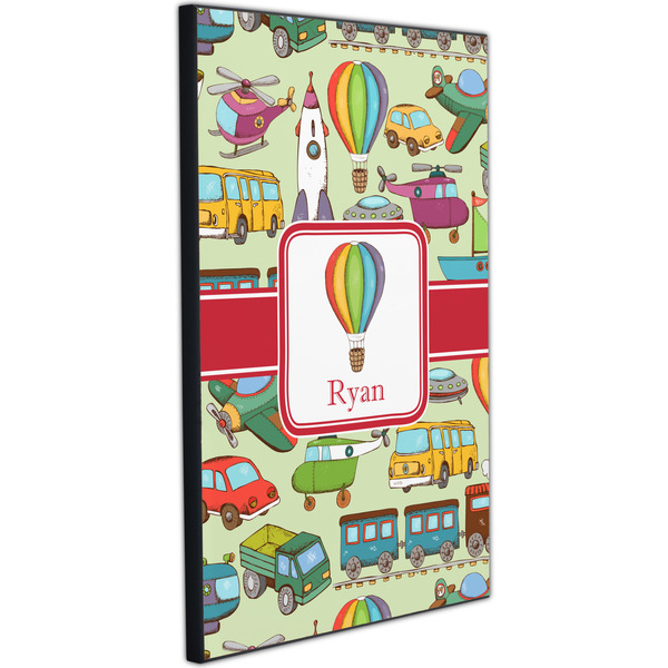 Vintage Transportation 20x30 Wood Print - Angle View