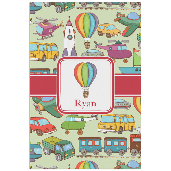 Custom Vintage Transportation Poster - Matte - 24x36 (Personalized)