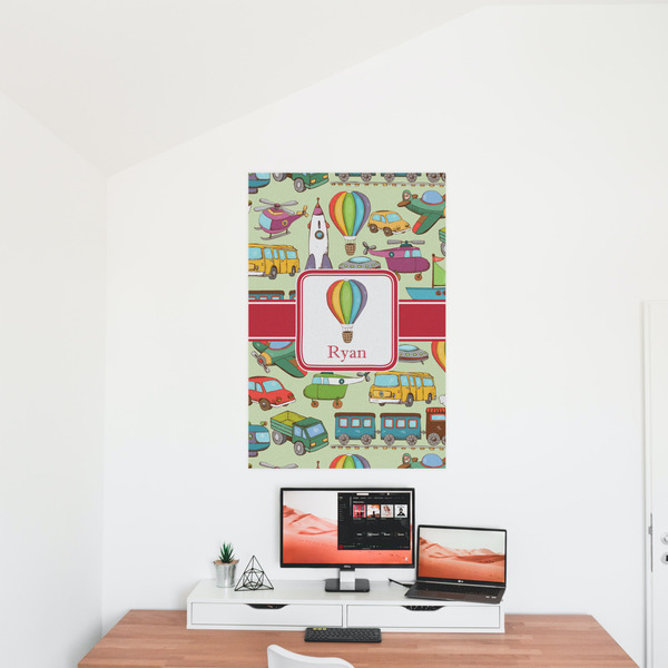 Vintage Transportation 24x36 - Matte Poster - On the Wall