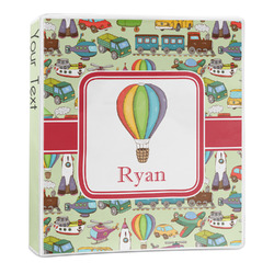 Vintage Transportation 3-Ring Binder (Personalized)