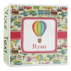 Vintage Transportation 3-Ring Binder - 2 inch (Personalized)