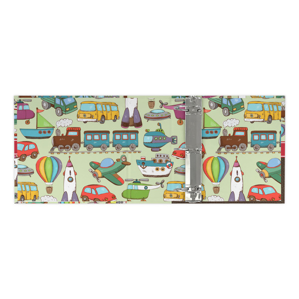 Vintage Transportation 3 Ring Binders - Full Wrap - 3" - OPEN INSIDE