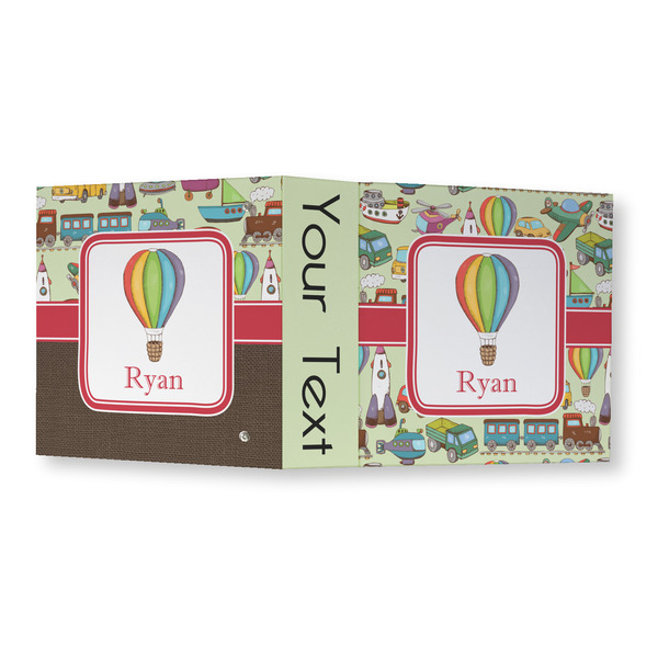 Vintage Transportation 3 Ring Binders - Full Wrap - 3" - OPEN OUTSIDE